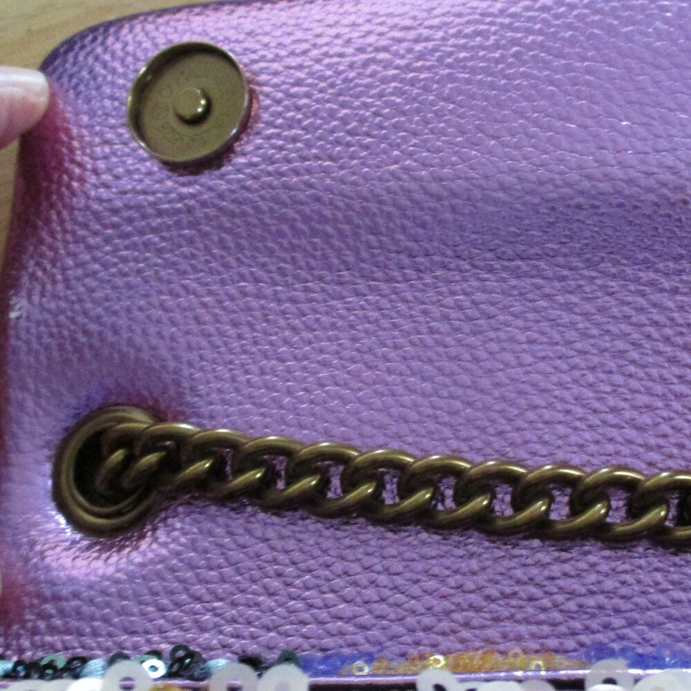 NWT Kurt Geiger Medium Brixton Sequin Crossbody Bag - Picture 9 of 13